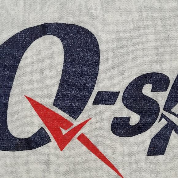 Vintage 90s Q-Sport Cropped Sweatshirt Large 22x24 USA - Picture 13 of 14